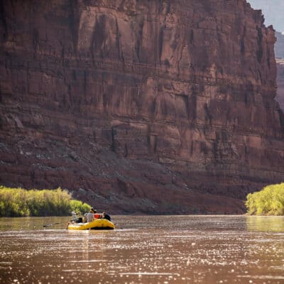 river running through a canyon.