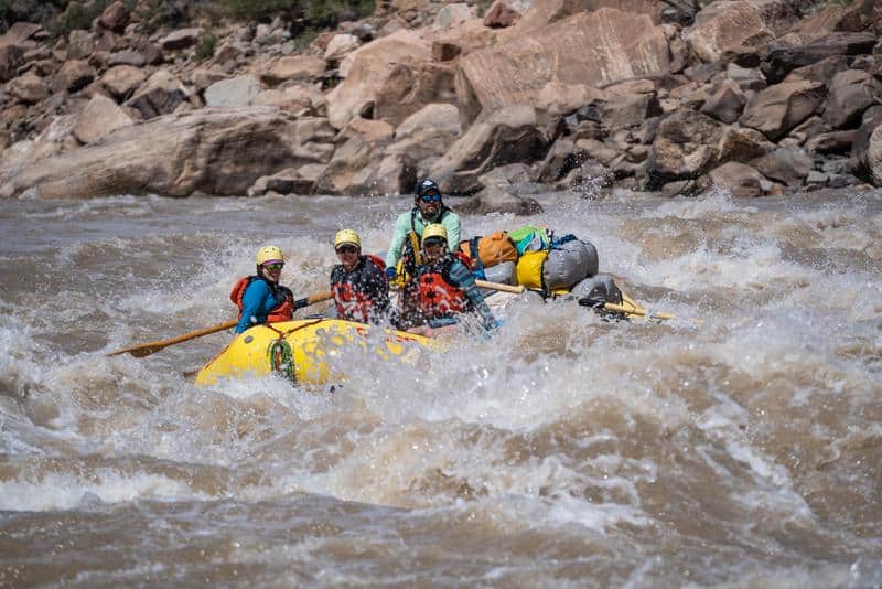 Rafting in Cataract Canyon, Utah