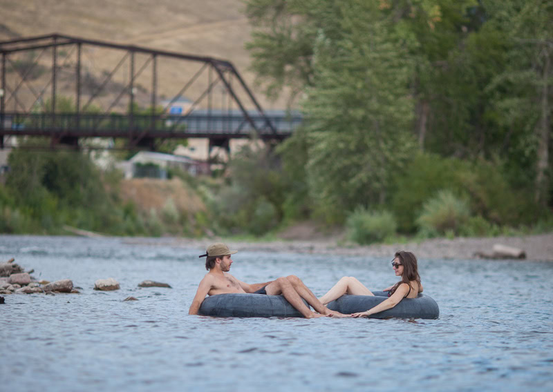 Clark Fork River tubing in Missoula, MT