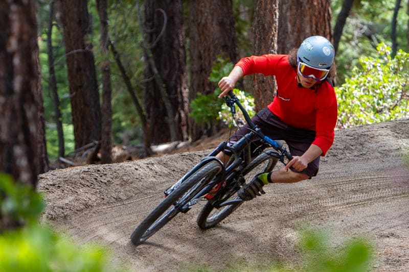 Mountain biking at Northstar while visiting Lake Tahoe