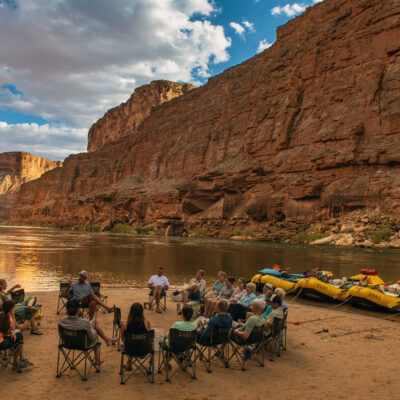 Late afternoon on an OARS Grand Canyon river trip