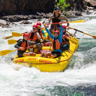 Tuolumne River three-day trip, camping at Indian Cr Camp.