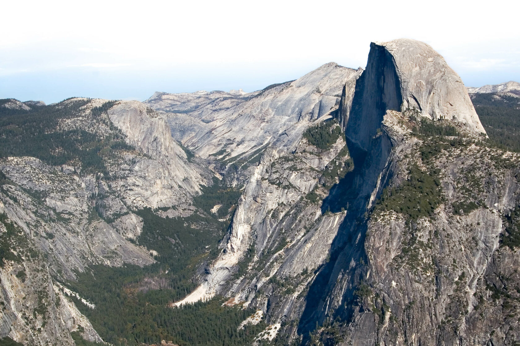 Half dome at Yosemite National Park.