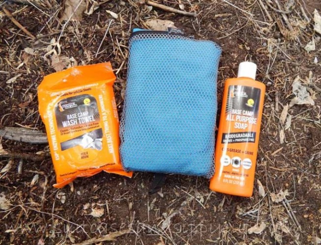 Personal hygiene on a rafting trip for women