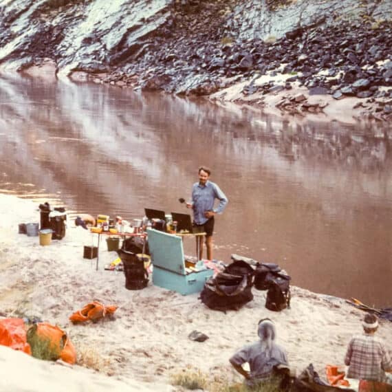 George Wendt in the Grand Canyon.